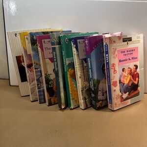 9 vintage harlequin present  romance paperbacks